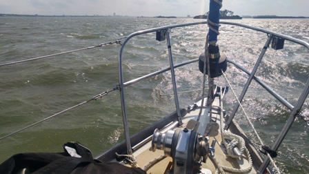 Rocking: 24 hrs at 20+ mph winds gusting to 30.  New anchor tackle held fine